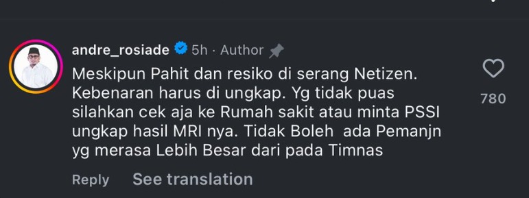 Timnas Indonesia Menang, Andre Rosiade Bikin Geger Bongkar Hasil MRI, Sebut Pemain Pura-Pura Cedera